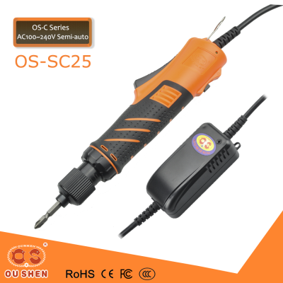 OS-SC25 H1/4 semi-auto AC220V adjustable r.p.m and torque electric precision screwdriver assembly tool