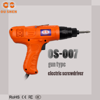 OS-007 gun type AC 220V electric screwdriver/drill machine for funiture assembly