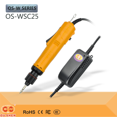 OS-WSC25 H1/4 clutch type Brushless AC220V adjustable r.p.m and torque electric screw driver with power supply